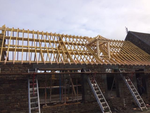 Une entreprise de charpente à Flers